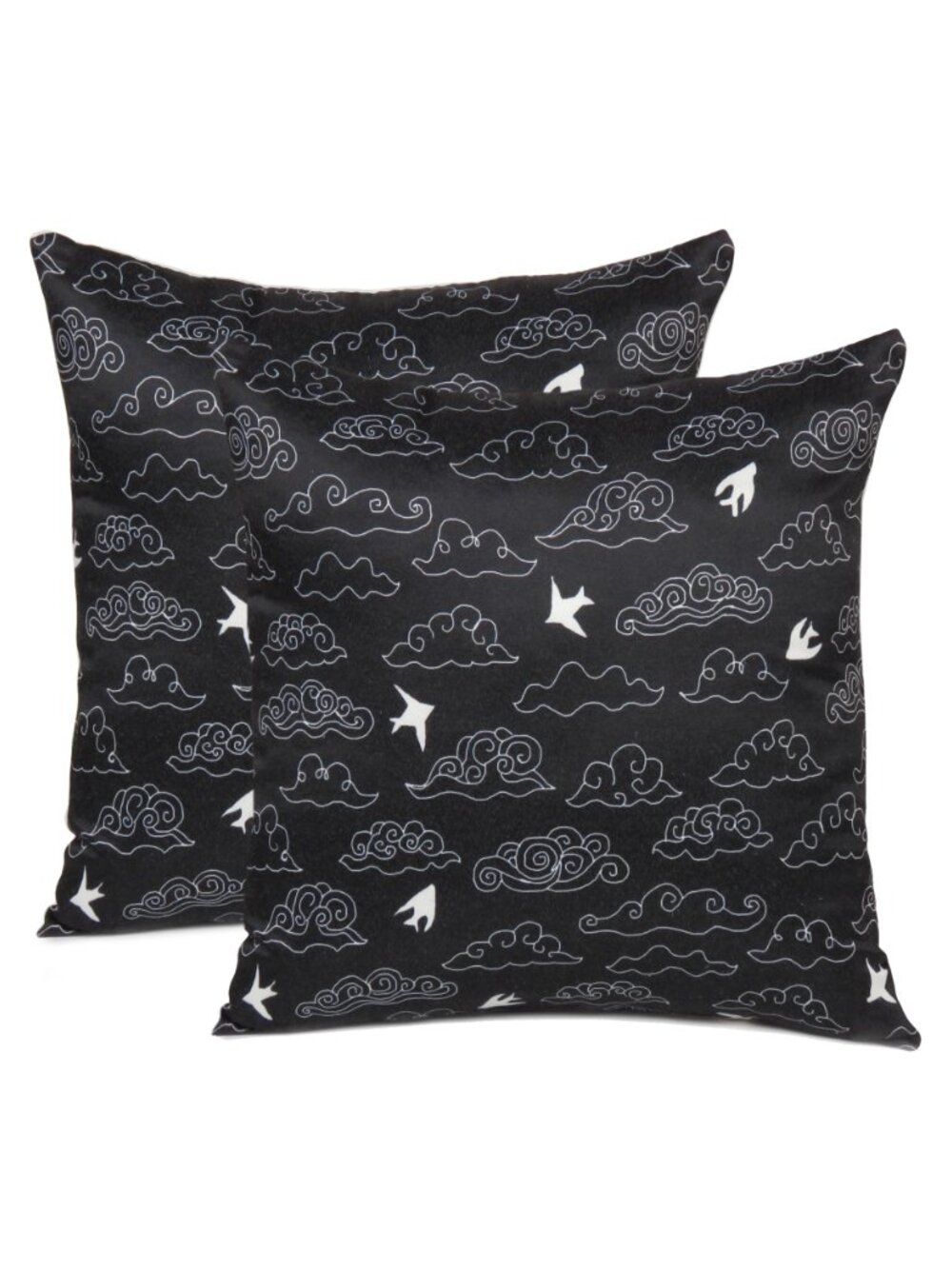 Oussum Pillow Case Cotton Cloud Print Cushion Cover Accent Pillow Cover Set of 2